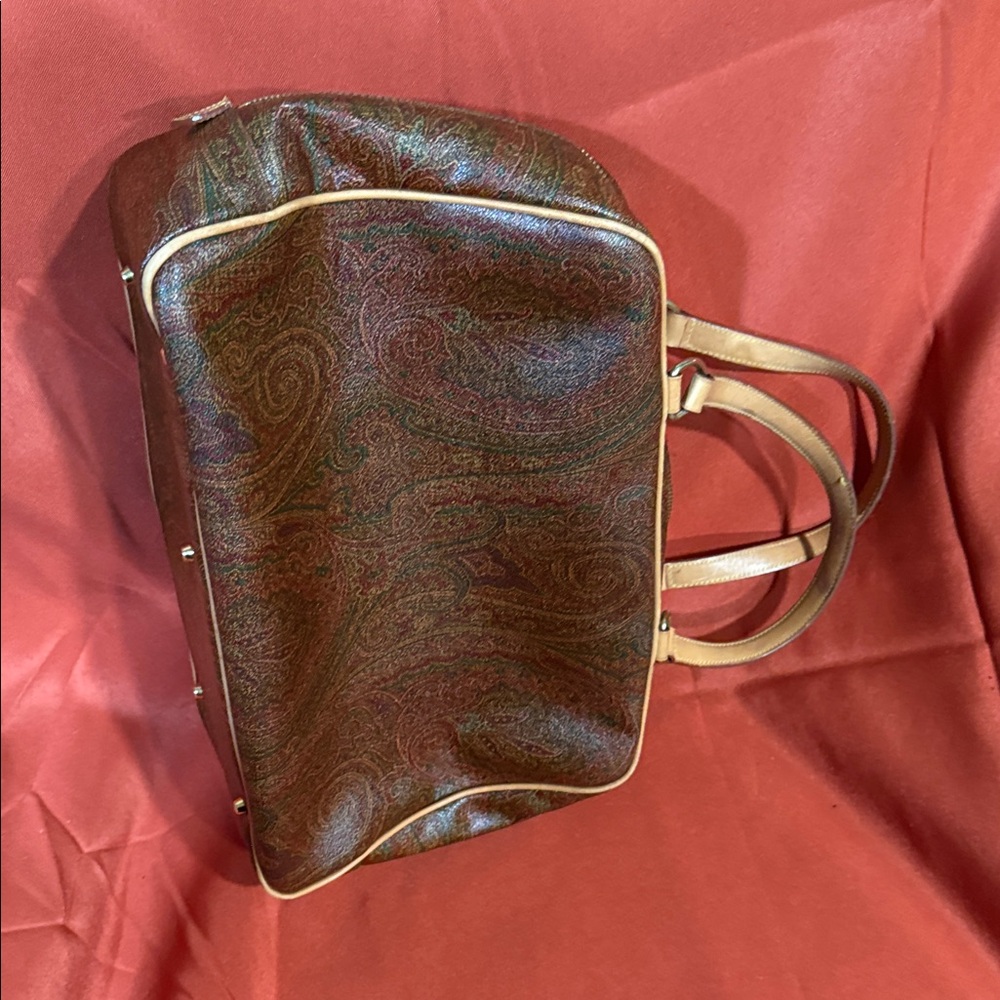 Paisley Brown and Tan Etro Bag - Picture 4 of 7